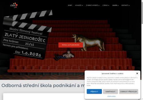 Zobrazit webové stránky Odborná střední škola podnikání a mediální tvorby Kolín s.r.o.