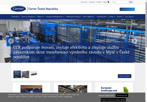 Zobrazit webové stránky Carrier Refrigeration Operation Czech Republic, s.r.o.