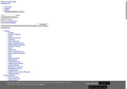 Zobrazit webové stránky Carrier Refrigeration Operation Czech Republic, s.r.o.