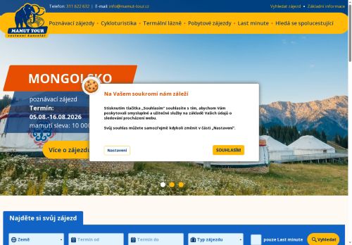 Zobrazit webové stránky MAMUT TOUR s.r.o.