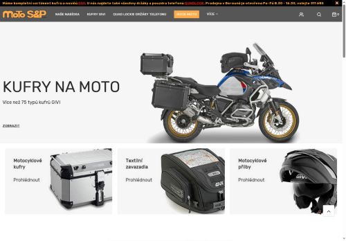 Zobrazit webové stránky MOTO S+P s.r.o.