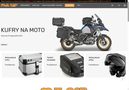 Zobrazit webové stránky MOTO S+P s.r.o.