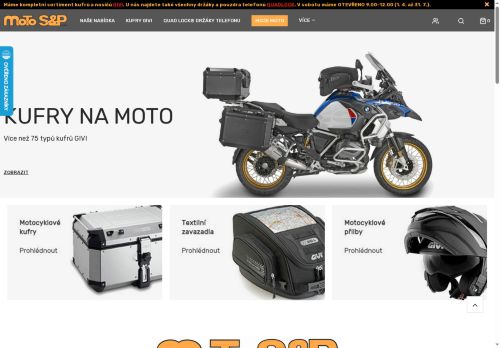 Zobrazit webové stránky MOTO S+P s.r.o.
