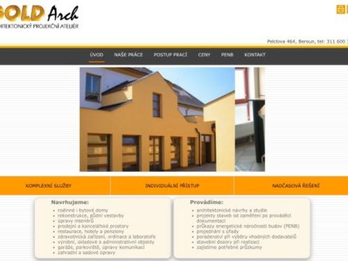 GOLDArch - architektonický projekční ateliér