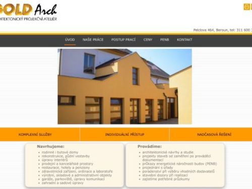 GOLDArch - architektonický projekční ateliér