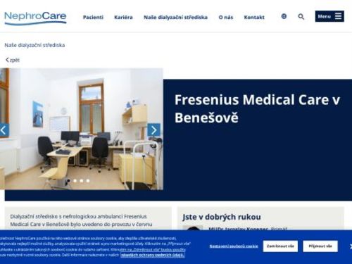 Dialyzační středisko s nefrologickou ambulancí Fresenius Medical Care Benešov