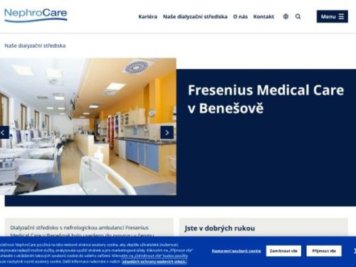 Dialyzační středisko s nefrologickou ambulancí Fresenius Medical Care Benešov