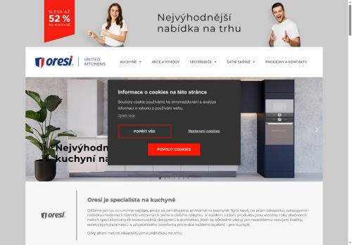 Zobrazit webové stránky Kuchyně Oresi
