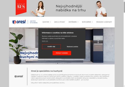 Zobrazit webové stránky Kuchyně Oresi