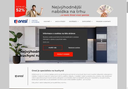 Zobrazit webové stránky Kuchyně Oresi