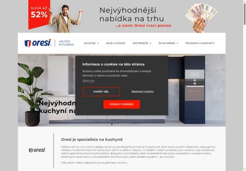 Zobrazit webové stránky Kuchyně Oresi