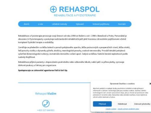 Rehabilitace a fyzioterapie REHASPOL Benešov
