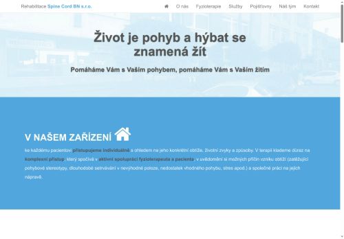 Zobrazit webové stránky Rehabilitace Spine Cord BN s.r.o.