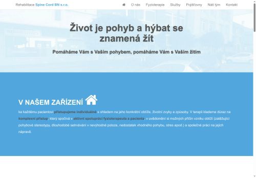 Zobrazit webové stránky Rehabilitace Spine Cord BN s.r.o.