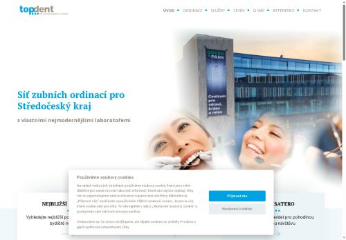 Zobrazit webové stránky TopDent - centrum stomatologické péče Nymburk