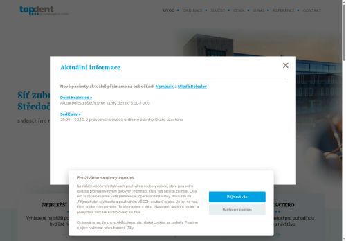 Zobrazit webové stránky TopDent - centrum stomatologické péče v Benešově