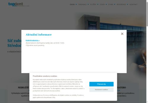 Zobrazit webové stránky TopDent - centrum stomatologické péče v Benešově