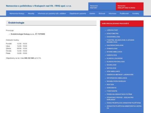 Endokrinologie - MUDr. Petr Nový