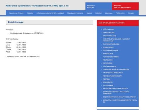 Endokrinologie - MUDr. Petr Nový