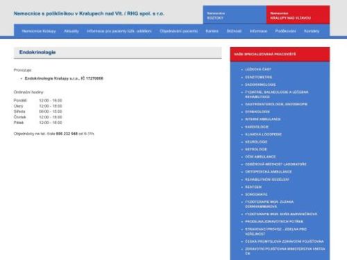 Endokrinologie - MUDr. Petr Nový