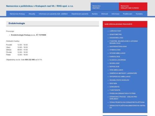 Endokrinologie - MUDr. Petr Nový