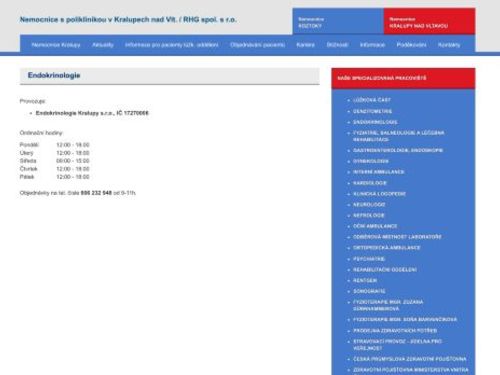 Endokrinologie - MUDr. Petr Nový