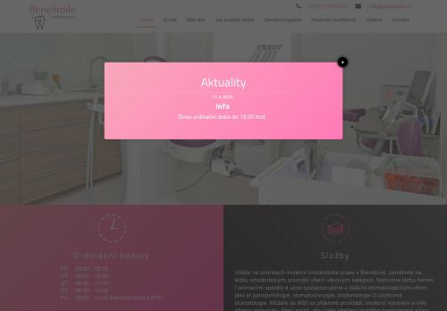 Zobrazit webové stránky Ortodoncie BeneSmile - MDDr. Hana Řeháčková, MDDr. Nina Grégrová