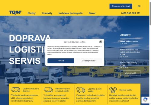 TQM - holding s.r.o. nabízí práci na pozici ŘIDIČ/KA NÁKLADNÍ DOPRAVY v obci Nymburk