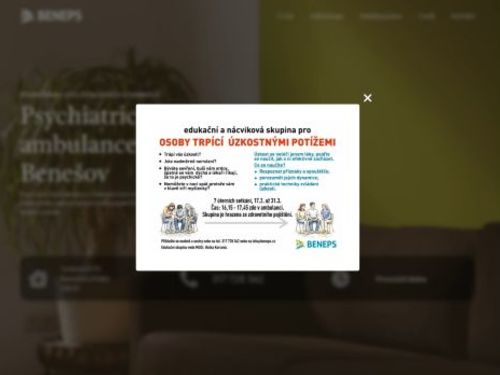 Psychiatrická ambulance BENEPS - MUDr. Katarína Hánělová, MUDr. Halka Korcová, MUDr. Zuzana Řeřichová