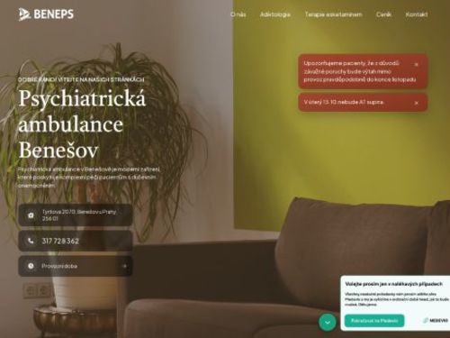 Psychiatrická ambulance BENEPS - MUDr. Katarína Hánělová, MUDr. Halka Korcová, MUDr. Zuzana Řeřichová