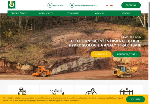 Zobrazit webové stránky GEMATEST, spol. s r.o.
