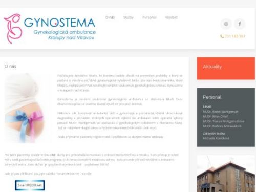 Gynekologie GYNOSTEMA - MUDr. Radek Wohlgemuth, MUDr. Milan Cihlář, MUDr.Tereza Wohlgemuthová