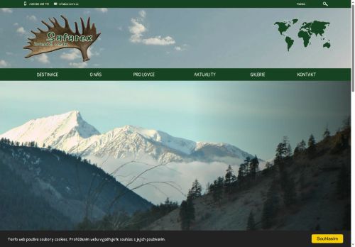 Zobrazit webové stránky Safarex - lovecké cesty