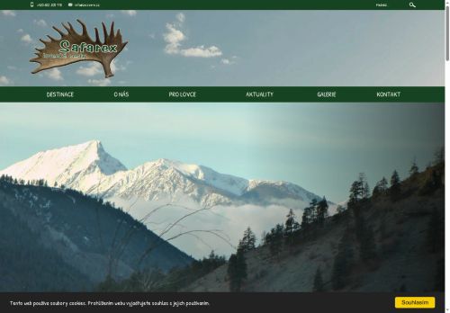 Zobrazit webové stránky Safarex - lovecké cesty