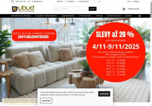 Zobrazit webové stránky Ubud interiér