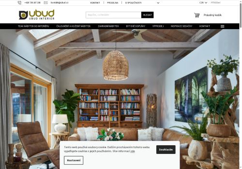 Zobrazit webové stránky Ubud interiér