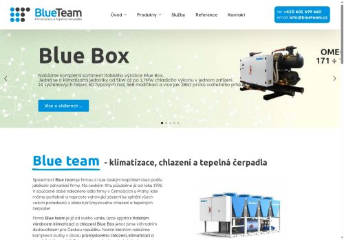 Zobrazit webové stránky Klimatizace Blue team, s.r.o.