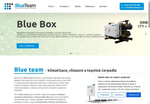 Zobrazit webové stránky Klimatizace Blue team, s.r.o.