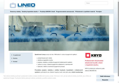 Zobrazit webové stránky Lineq