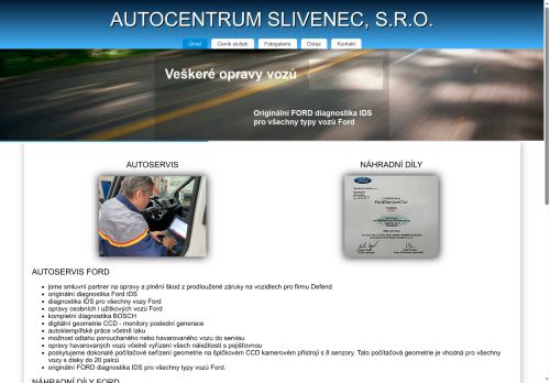 Zobrazit webové stránky AUTOCENTRUM Slivenec, s.r.o.