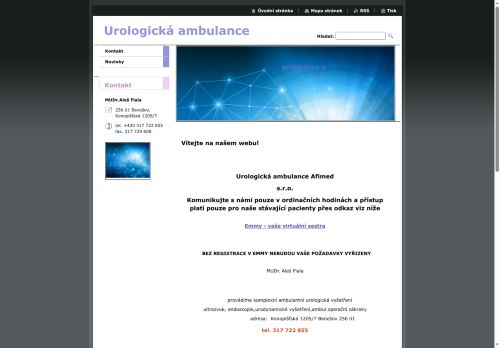 Zobrazit webové stránky Urologická ambulance - MUDr. Aleš Fiala
