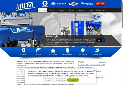 Zobrazit webové stránky TVI spol. s r.o.