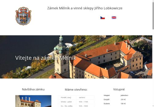 Zobrazit webové stránky Zámek Mělník a vinné sklepy Jiřího Lobkowicze