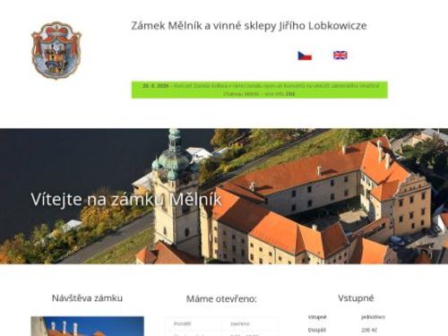 Zámek Mělník a vinné sklepy Jiřího Lobkowicze