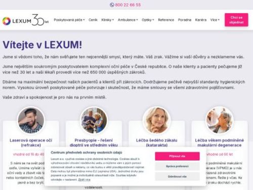 Oční ambulance Lexum - MUDr. Martina Jurková