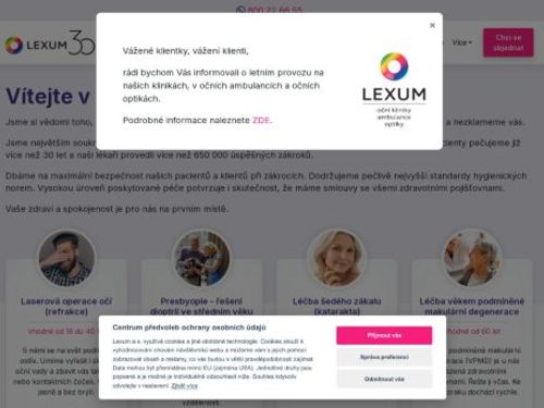 Oční ambulance Lexum - MUDr. Martina Jurková