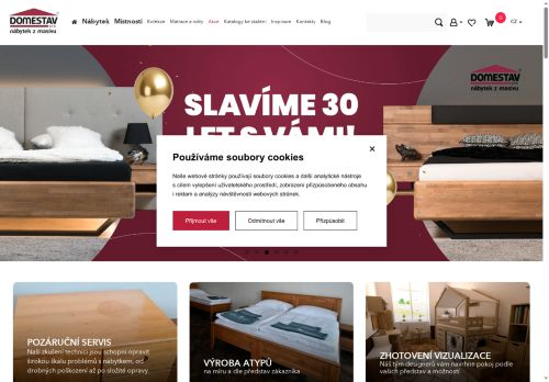 Webové stránky DOMESTAV TREND s.r.o., Olomučany