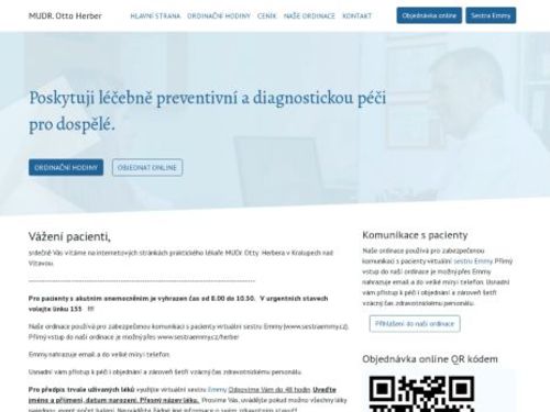 Praktický lékař pro dospělé - MUDr. Otto Herber