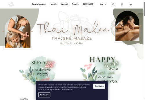 Malee Thai s.r.o. nabízí práci na pozici Masér/ka v obci Kutná Hora