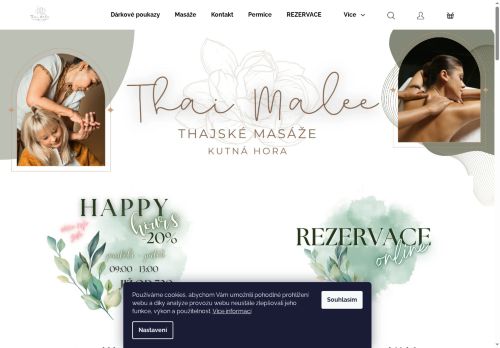 Malee Thai s.r.o. nabízí práci na pozici Masér/ka v obci Kutná Hora